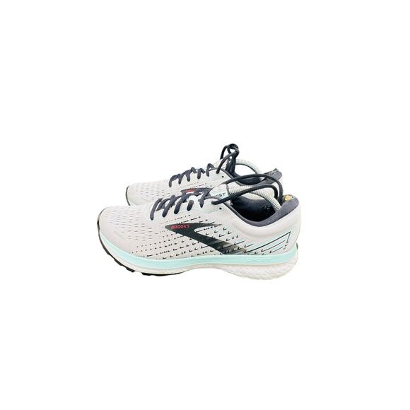 👟 Brooks Ghost 14 10.5 White Mint Road Running Shoes Cushion Support Daily - Picture 4 of 8
